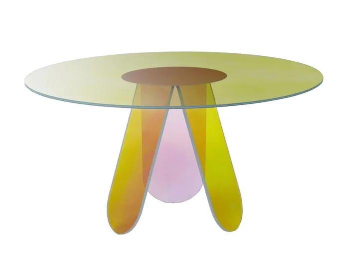 Glas Italia Shimmer Tisch Entworfen von Patricia Urquiola