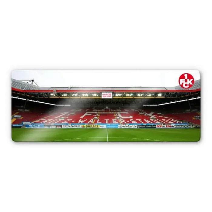 Glasbild 1. FC Kaiserslautern Stadion Tribüne – Panorama