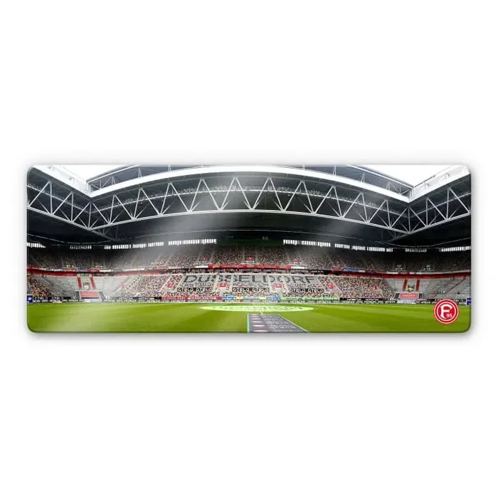 Glasbild Fortuna Düsseldorf Stadion Innenaufnahme