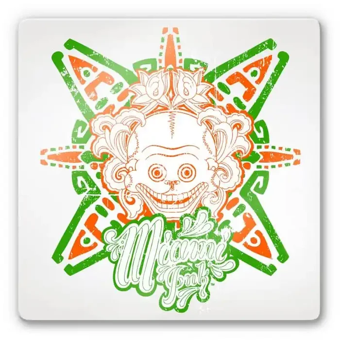 Glasbild Miami Ink Dia de los Muertos