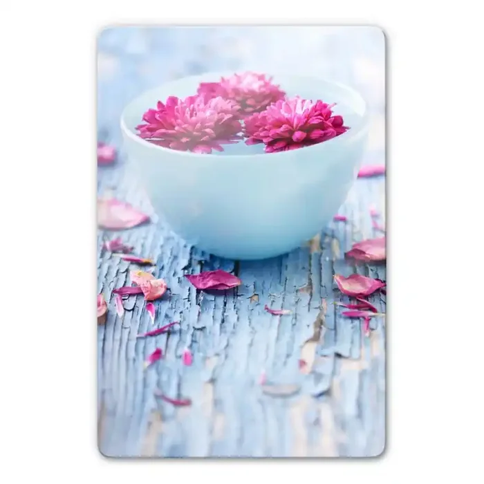 Glasbild Wellness Ambiente