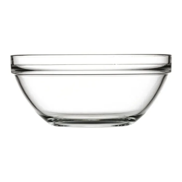 Glass bowl, Ø 262 mm, height 113 mm, 3.7 liters