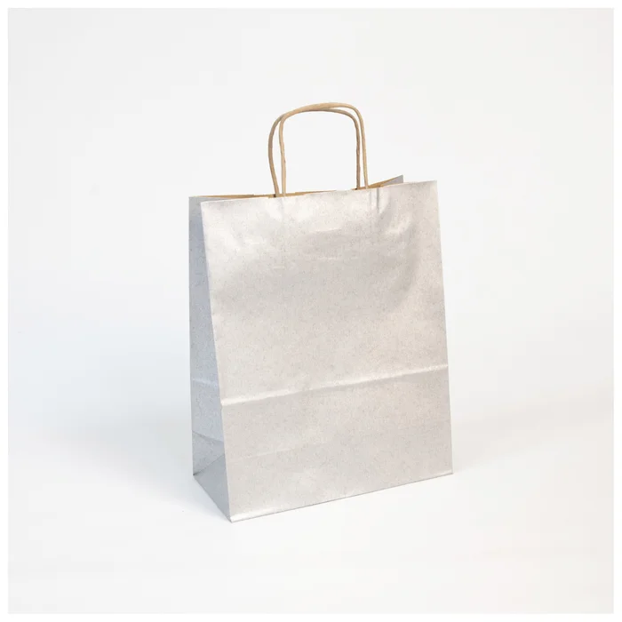 Glatter Papiersack Clairefontaine (x25) [Größe 22x10x27 cm]