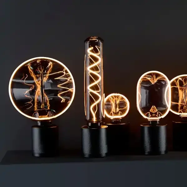 Glühbirne Vintage LED Rauchglas Rund XL