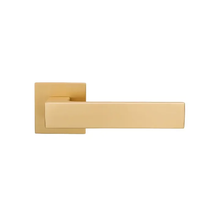 Griffwelt Türgriffgarnitur Design Lucca Square OS Gold matt