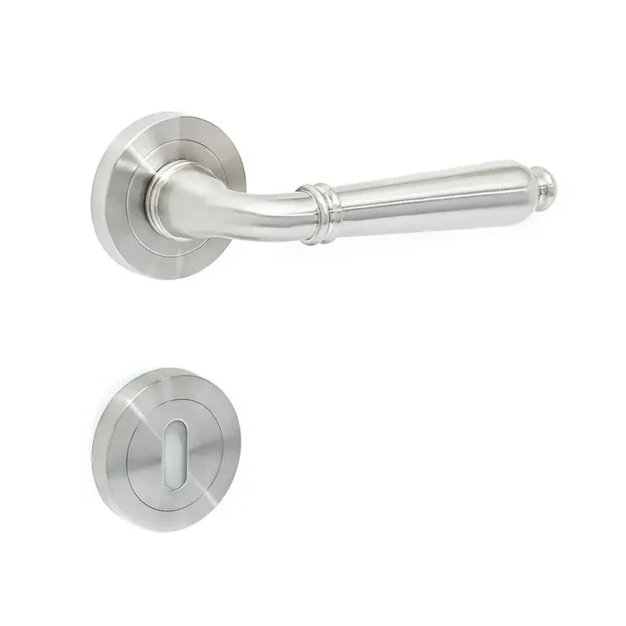 Griffwelt Türgriffgarnitur Trionfo Bologna Nickel matt
