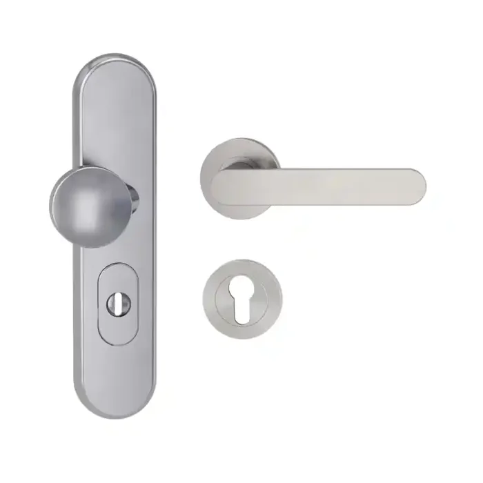 Griffwerk Kombi-Schutz-Garnitur TITANO_882 ES1 Avus Samtgrau