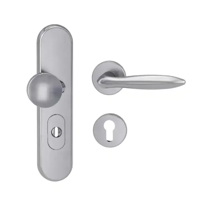 Griffwerk Kombi-Schutz-Garnitur TITANO_882 ES1 Veronica Edelstahl matt