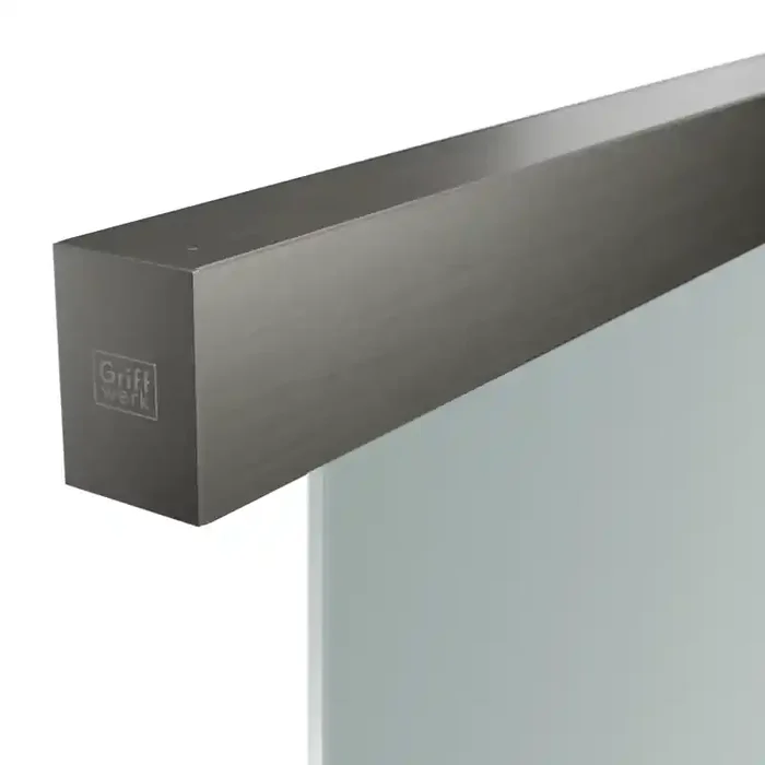 Griffwerk Planeo X für Glastür Wand- oder Deckenmontage Kaschmirgrau