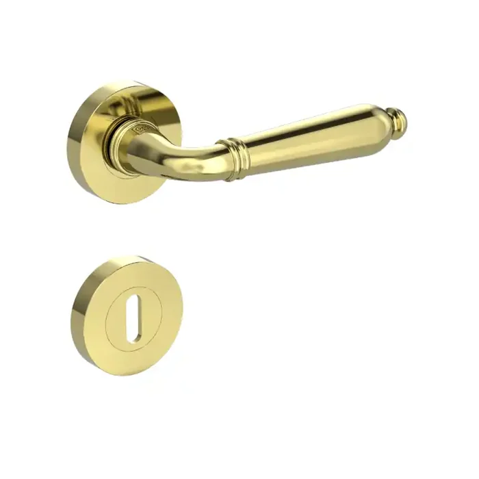 Griffwerk Türgriffgarnitur Carola Messing-Optik