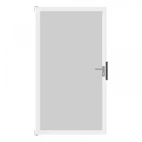 Groja Ambiente Glastor DIN rechts 100x180cm satiniert-Rahmen EV1