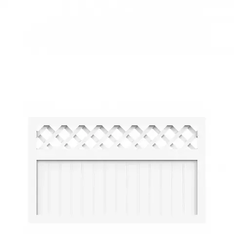 Groja Select Zaun Typ K Weiß 150×90