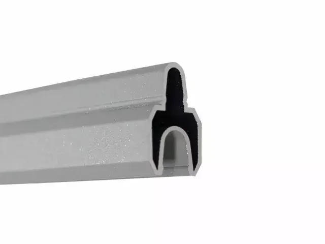 Groja Solid Steckzaun Lisene 180cm – silbergrau