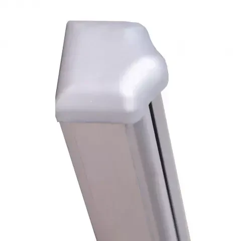 GroJa Solid U-Montageprofil – 300cm silbergrau DB701