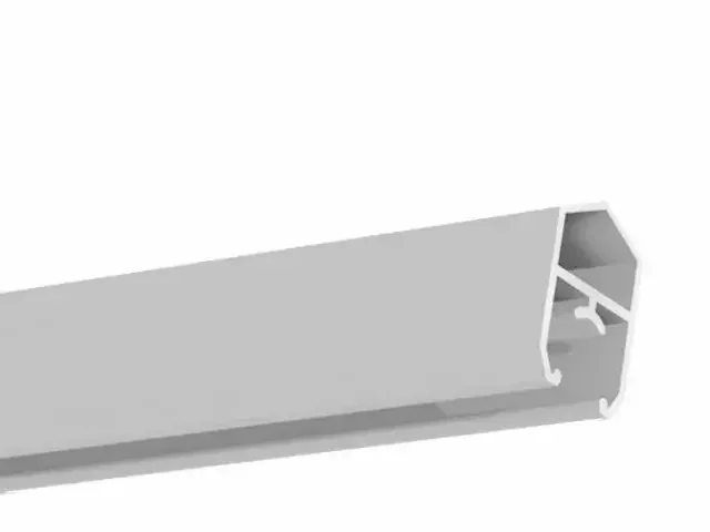 Groja Steckzaun Abschlussprofil 180cm – silbergrau DB701