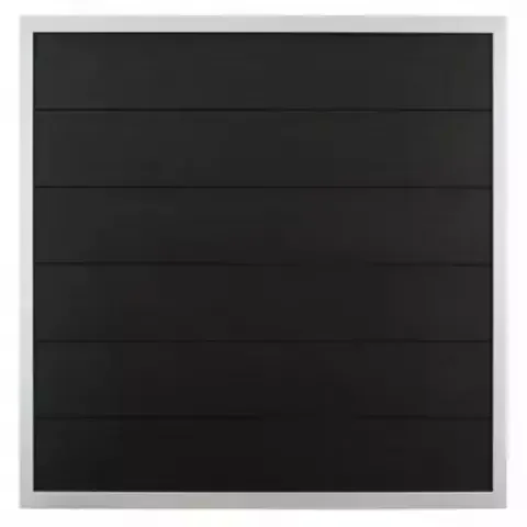 GrojaViento BPC Zaun Anthrazitgrau – Rahmen silber EV1 180x180cm