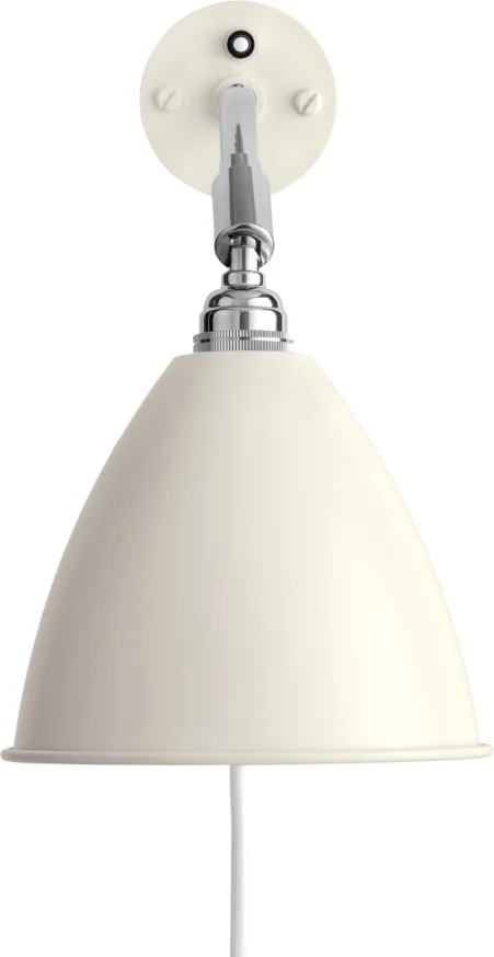 GUBI Bestlite BL7 Wandlampe Chrom/ Matt Weiß