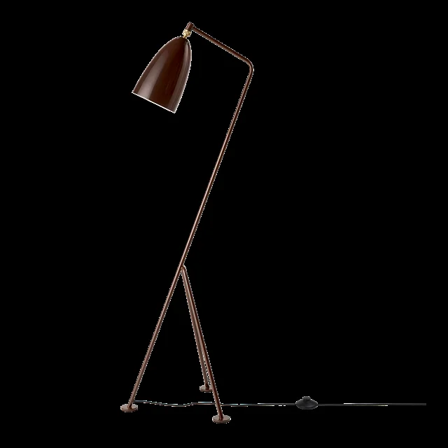 GUBI Grossman Collection Stehlampe Walnussbraun Braun