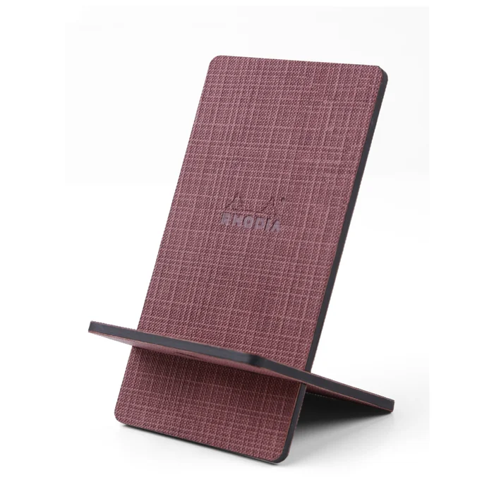 Handyhalter aus Kunstleder mit Amaranth-Muster Rhodia Botanique [Größe 8×8,5×13 cm]