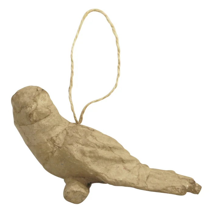 Hängende Papageienfigur Décopatch [Größe 5×10,5×6,5 cm]