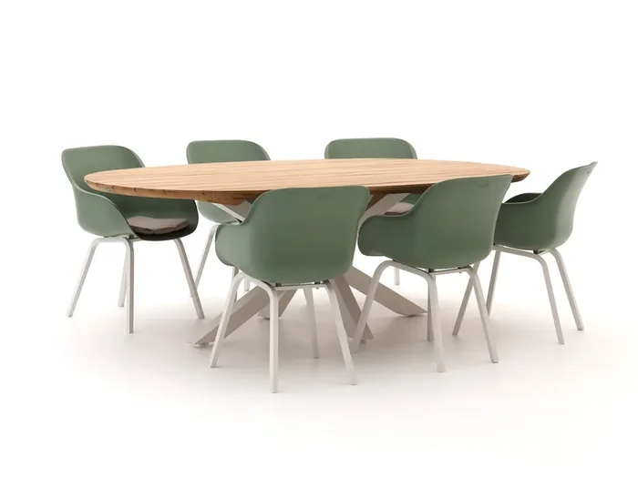 Hartman Le Soleil Element/Stephanie 240 cm Gartenmöbel-Set 7-teilig