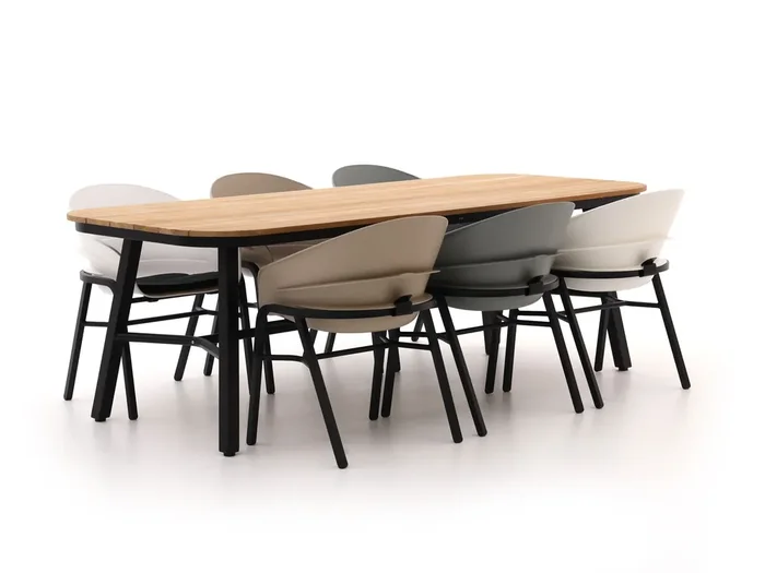 Hartman Tubb Gartenmöbel-Set 240 cm 7-teilig verstellbar