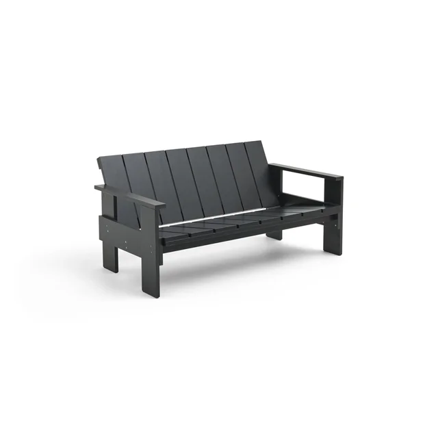 HAY Crate Lounge Sofa Schwarz