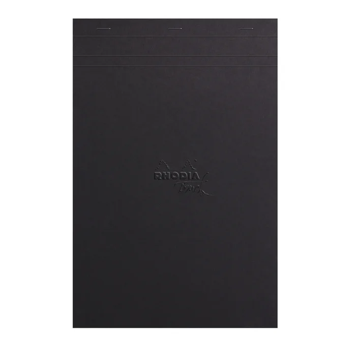 Heftblock A4+ 50 Blätter kariert Rhodia Touch Black Maya [Größe 1x21x31,8 cm]