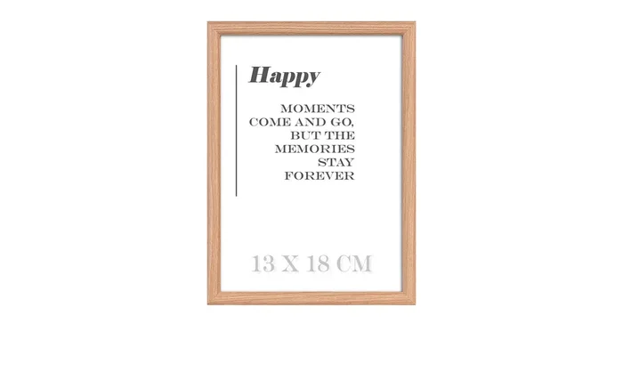 Holz-Bilderrahmen Happy 13 x 18 cm