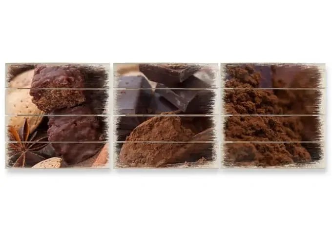 Holzbild-Set Schokoladentraum 02 (3-teilig)