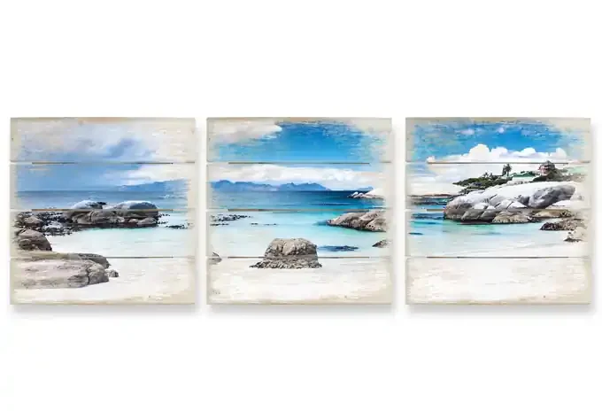 Holzbild-Set Western Cape (3-teilig)