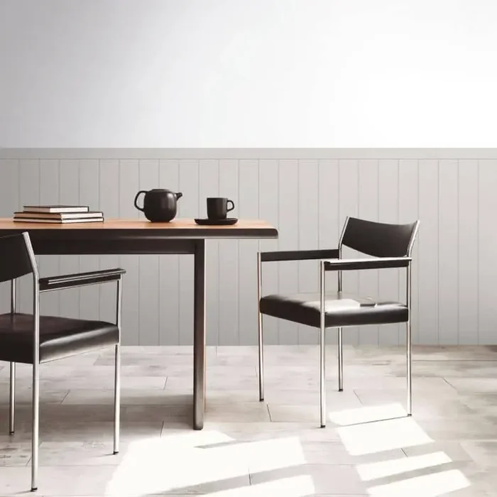 Holzlatten-Tapete Hellgrau Weiß – Strukturierte Tapete in Holzoptik – Vliestapete