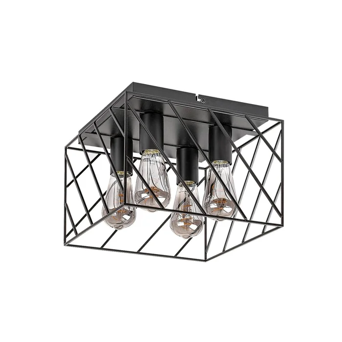 Innendeckenleuchte aus Metall ohne Glühbirne Rabalux Boroo [Größe 31x31x22,5 cm]