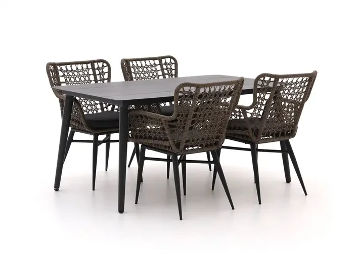 Intenso Busso/Sora 160 cm Esstischgruppe 5-teilig