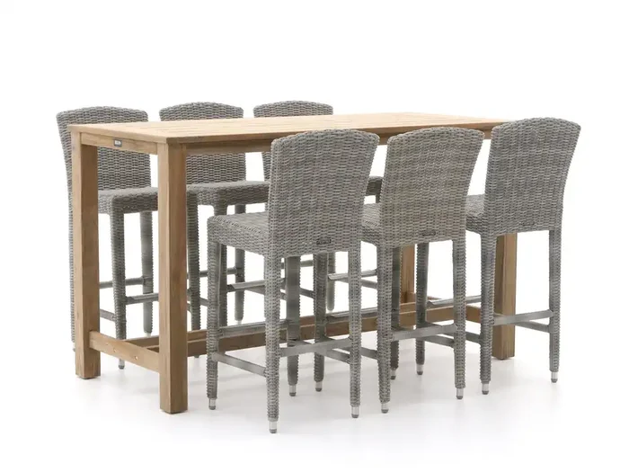 Intenso Sergio/ROUGH-X 180 cm Gartenbar-Set 7-teilig