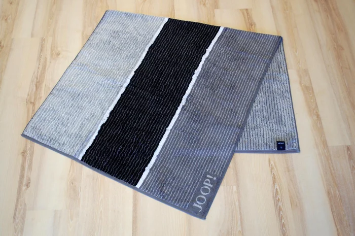 JOOP! Handtuch Signature 1658 Lines Schwarz