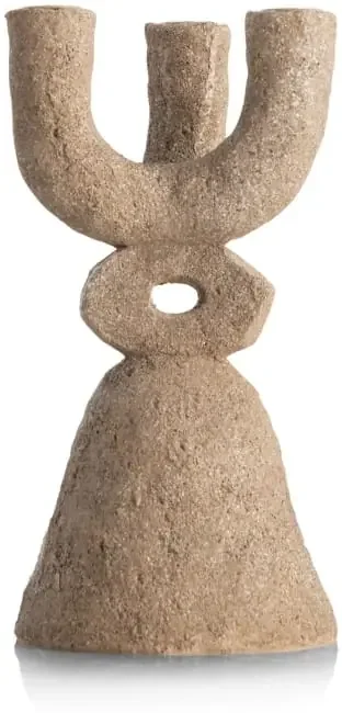 June Kerzenhalter H27cm – Braun