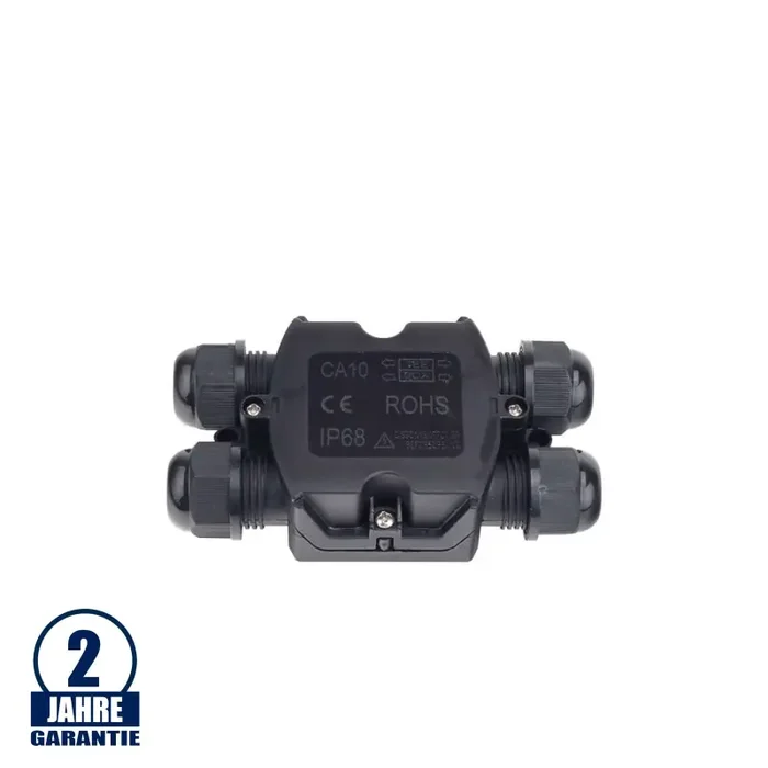 Kabelverbindungsdose mit 4 Kabeleinlässen IP68