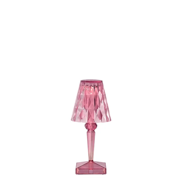 Kartell BATTERY Tragbare Lampe Rosa