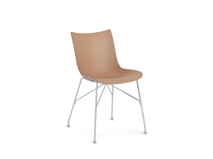Kartell P/Wood Stuhl Entworfen von Philippe Starck