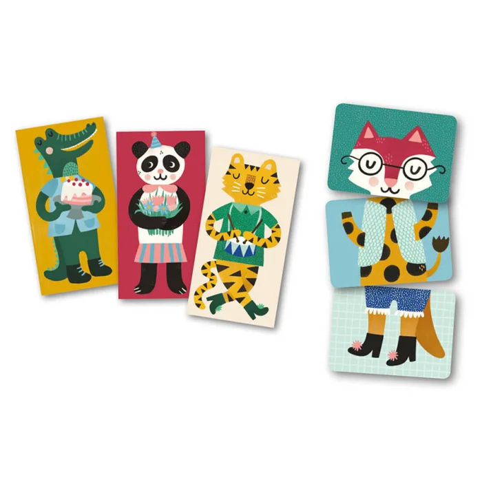 Kartenspiele mein erstes Spiel von 1,2,3 Tieren Auzou