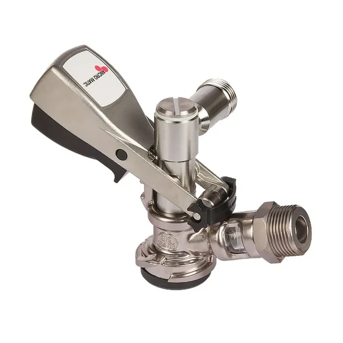 Keg closures from Micro-Matic Korbkeg on the side