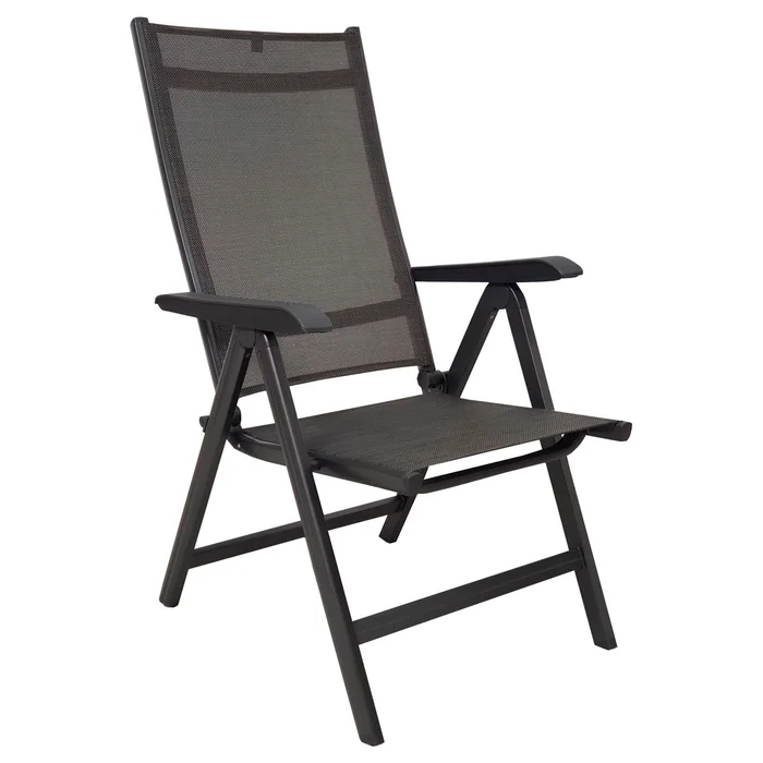 KETTLER BASIC BASE Klappsessel Multipositionssessel anthrazit/bronze