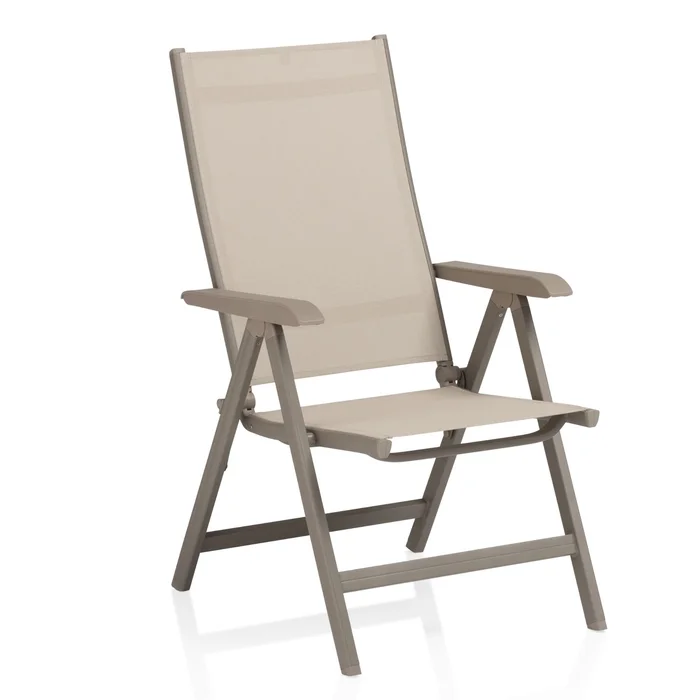 Kettler Basic Plus Klappsessel Multipositionssessel taupe/ Stucco NEUHEIT