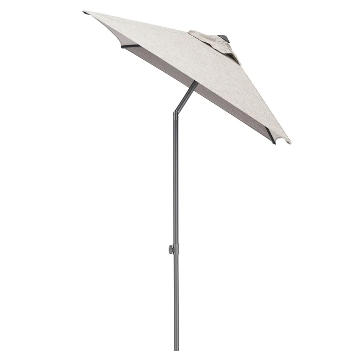 Kettler Sonnenschirm Balkon EASY PUSH 150x210cm anthrazit hellgrau meliert