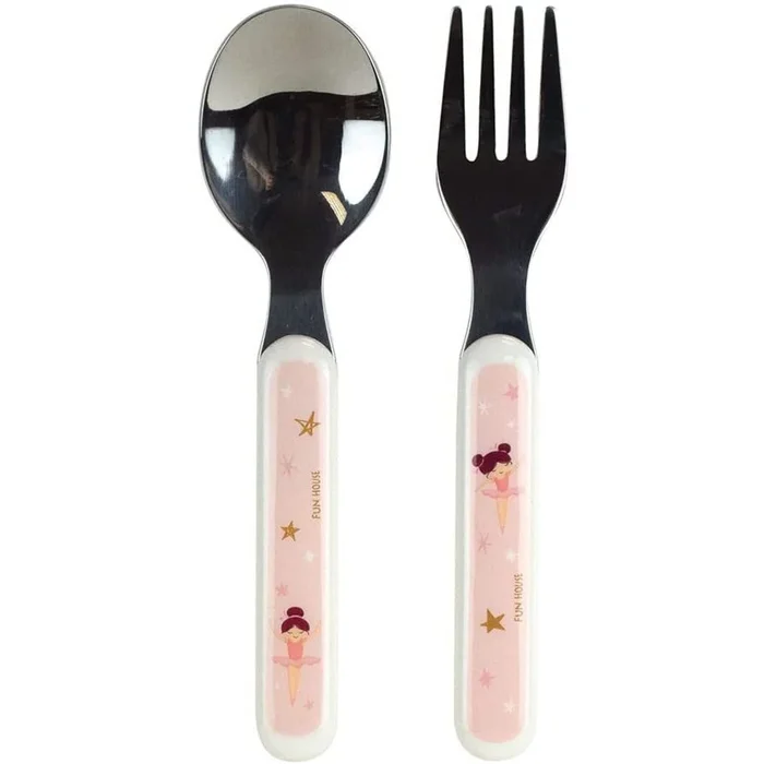 Kinderbesteck Fun House Ballerine [Größe 3,5x1x13,5 cm]