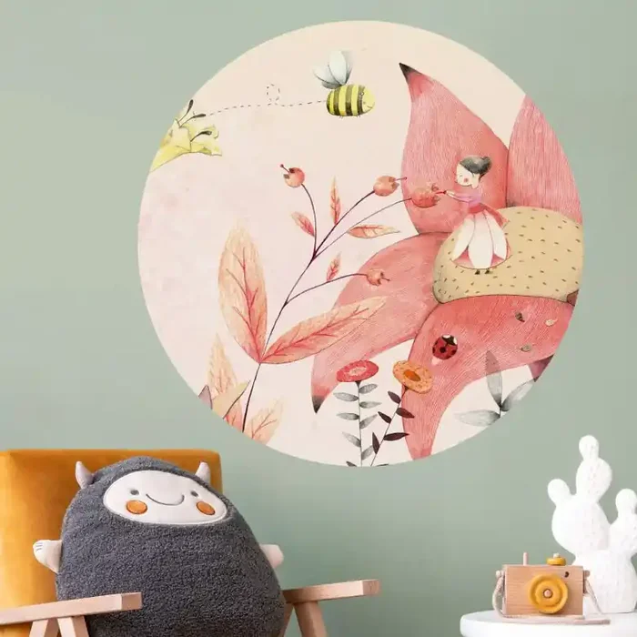 Kinderzimmer Wandtattoo Loske – Däumelinchen 01 – Rund