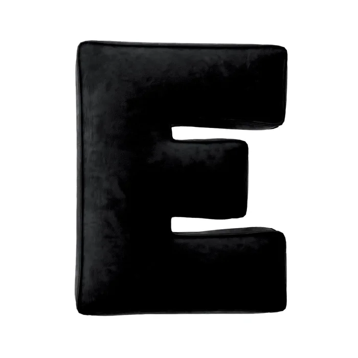 Kissen Buchstabe e Yellow Tipi Posh Velvet [Größe 30×40 cm]