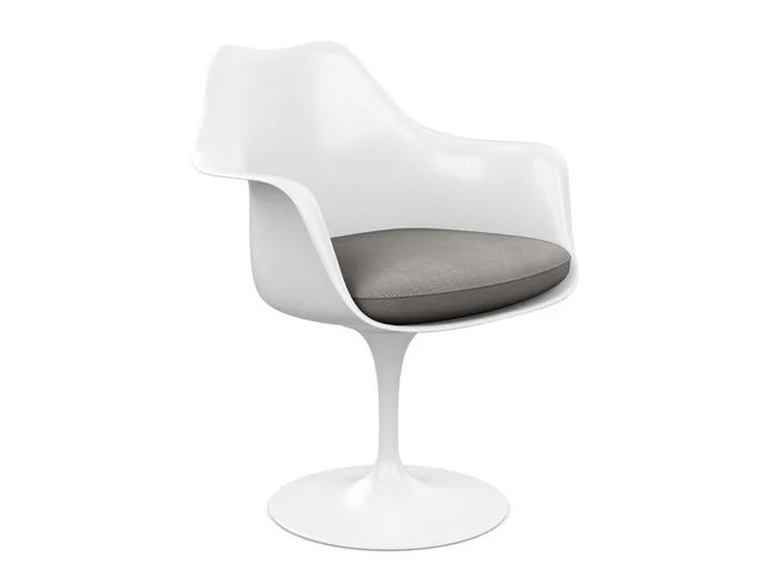 Knoll Tulip Drehsessel mit Kissen Entworfen von Eero Saarinen