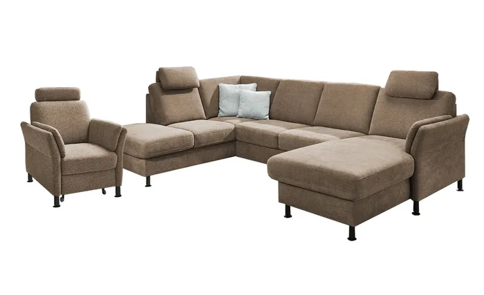 Komfort-Ecksofa plano FORM Lirio
